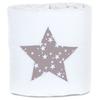 babybay ® Nestchen Piqué geschikt voor model Original , witte toepassing ster taupe sterren wit