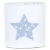 babybay® Nestchen Piqué passend für Modell Original, weiß Applikation Stern azurblau Sterne weiß