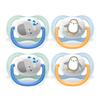 Philips Avent Schnuller ultra air SCF080/05 Collection Animals 0-6m Boy Elephant/Penguin im Doppelpack

