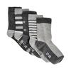 Minymo sokken 5-pack patroon light grijs
