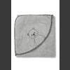 Sterntaler Badehåndklæde med hætte Baylee grå 100 x 100 cm