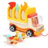 TopBright Toys® Baufahrzeug mit ausklappbarer Werkbank