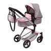 bayer Design Kombi-Puppenwagen Neo Vario grau/rosa, mit Schmetterling