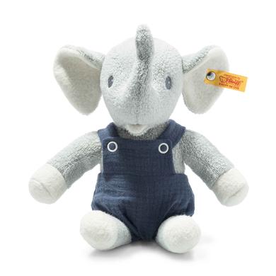 Steiff Eliot Elephant, grigio chiaro/blu