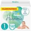 Pampers Harmonie Gr.1 Newborn, 2-5 kg, Halbmonatsbox (1x102 Windeln)