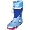 Playshoes  Gumová bota žralok modrá