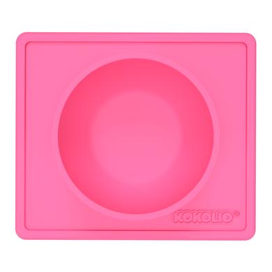 KOKOLIO Spiseskål Bowli af silikone i pink