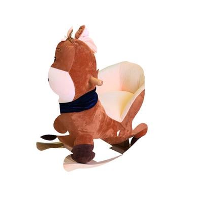 knorr® giocattoli Seppl cavallo a dondolo marrone