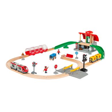 Spielzeug/Holzspielzeug: BRIO  WORLD Großes City Bahnhof Set