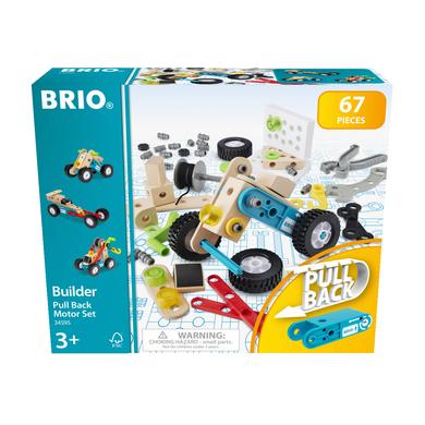 Spielzeug/Holzspielzeug: BRIO  Builder Nachziehmotor-Konstruktionsset, 67-tlg.