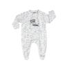 JACKY pyjama 1-osainen ZEBRA harmaa melange kuvioitu kuviollinen