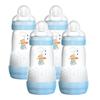 MAM Butelka dla niemowląt Easy Start™ Anti-Colic 260 ml, 4 szt. niebieska