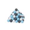 knorr® toys zestaw piłek 100 piłek szary kremowy light niebieski