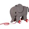 SPIEGELBURG COPPENRATH Elefant på trähjul BabyGlück (stickad)