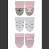 Sterntaler First Baby Socks 3-Pack Koala rosa