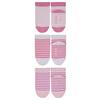 Sterntaler Ponožky Sneaker 3-pack pruhované růžové