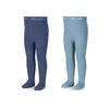 Sterntaler Tights Uni Double Pack Bamboo Blue 