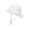 Sterntaler Hut mit Schleife weiß
