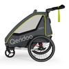 Qeridoo ® QUPA 2 Pyöräperävaunu Lime