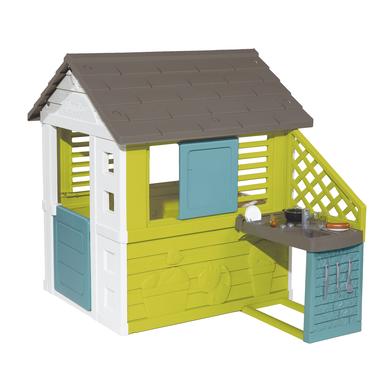 Spielzeug/Outdoorspielzeug: Smoby Smoby Spielhaus Pretty Haus mit Sommerküche