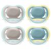 Philips Avent Soother ultra air SCF349/01, 18m+ Neutral, 4 stk.