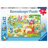 Ravensburger 2 x 12 puzzle - Oblíbení dinosauři