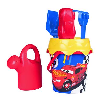 Spielzeug/Outdoorspielzeug: Smoby Smoby Cars Sandeimergarnitur mit Gießkanne