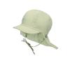 Sterntaler Peaked cap med nackskydd grönt