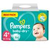 Pampers Baby Dry, rozmiar 4+ Maxi Plus, 10-15kg, 94 pieluszki
