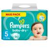 Pampers Baby Dry, Gr.5 Junior, 11-16kg, Maxi Pack (1x 90 Windeln)