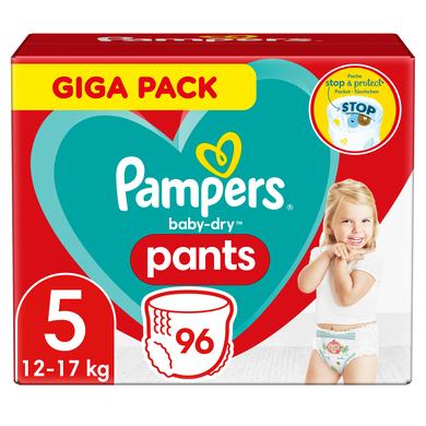 Pampers Baby Dry Pants, Gr.5 Junior , 12-17kg, Giga Pack (1x 96 pannolini)