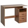 HOMCOM Schreibtisch Elegante Holzmaserung, viel Stauraum, hohe Stabilität; Braun