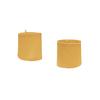 Kids Concept ® Okrągłe pudełka do przechowywania wykonane z tkaniny, mango