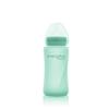 everyday Baby dětská skleněná láhev Healthy+ 240 ml, mátově  zelená