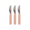 Filibabba Knife silikon 3-pakning, Peach