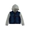 Levi's® Kids Boys Sweat Sleeve Hooded Denim Jacket