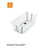 STOKKE® Badewanne Flexi Bath™ Set mit hitzeempfindlichem Stöpsel transparent grün ab der Geburt 