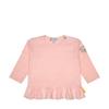 Steiff langærmet skjorte med muslingeskal pink