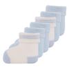 Ewers Ponožky pro prvňáčky 6-pack Newborn Blue