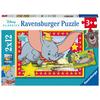 Ravensburger 2x12 Puzzle - Äventyret kallar!