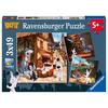 Ravensburger Puzzle 3 x 49 elementów Idefix i jego zwierzęcy przyjaciele