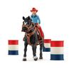 schleich ® Barrel Racing med cowgirl 42576