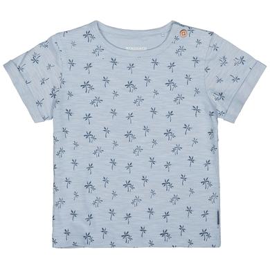 Staccato T-shirt midtblå mønstret