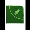 Sterntaler GOTS badehåndklæde med hætte Kinni uni mørkegrøn 80 x 80 cm