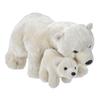Wild Republic Knuffel moeder en baby ijsbeer