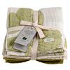 Lullaby Planet Muslin Swaddle 65x65cm - Lake Green