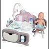 Smoby Baby Nurse Cocoon Dukkelegeværelse 3-i-1 med dukke