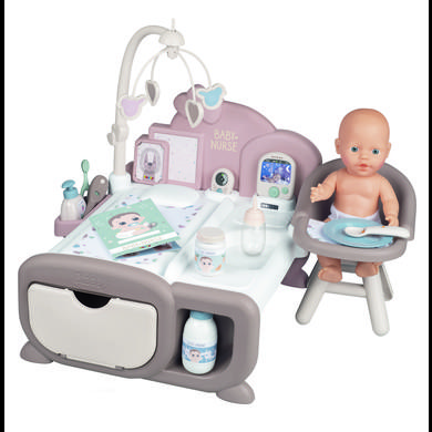 Spielzeug/Puppen: Smoby Smoby Baby Nurse Cocoon Puppen-Spielzimmer 3-in-1 mit Puppe