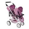 BAYER CHIC 2000 Tandem Buggy VARIO Jeans rosa