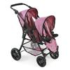 BAYER CHIC 2000 Tandem Buggy TWINNY Jeans roze